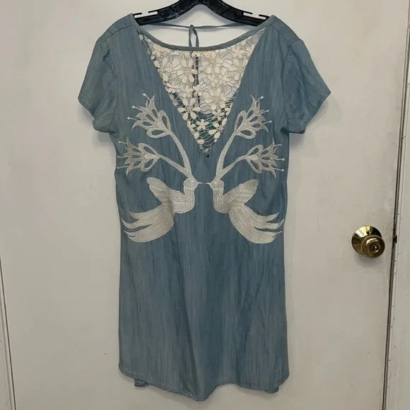 green emerald velvet dress Baltic Born Womens Judith Dress | Blue + Golden Floral main image 0